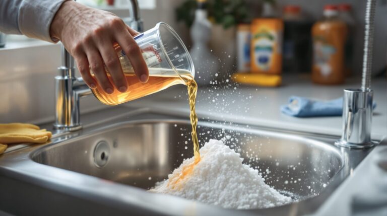 bicarbonate de soude vinaigre canalisation