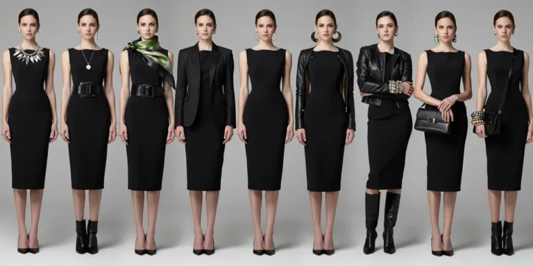 comment accessoiriser une robe noire
