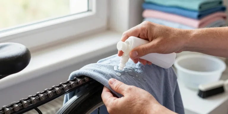 comment enlever de la graisse de vélo sur un vêtement