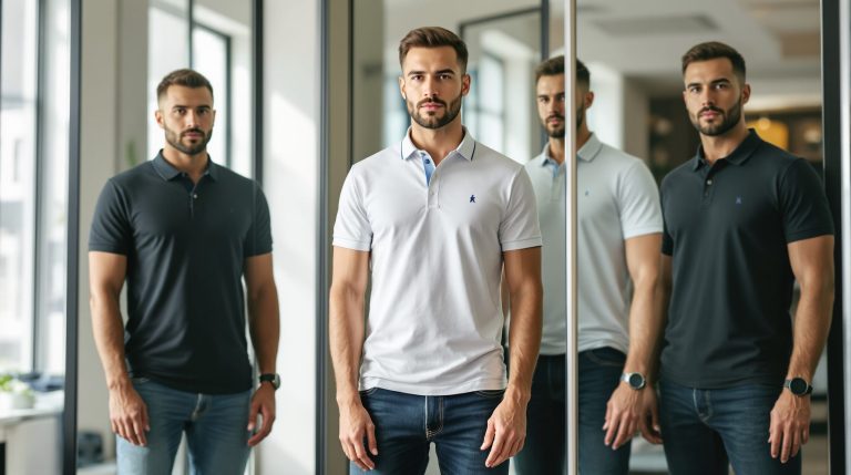 polo homme