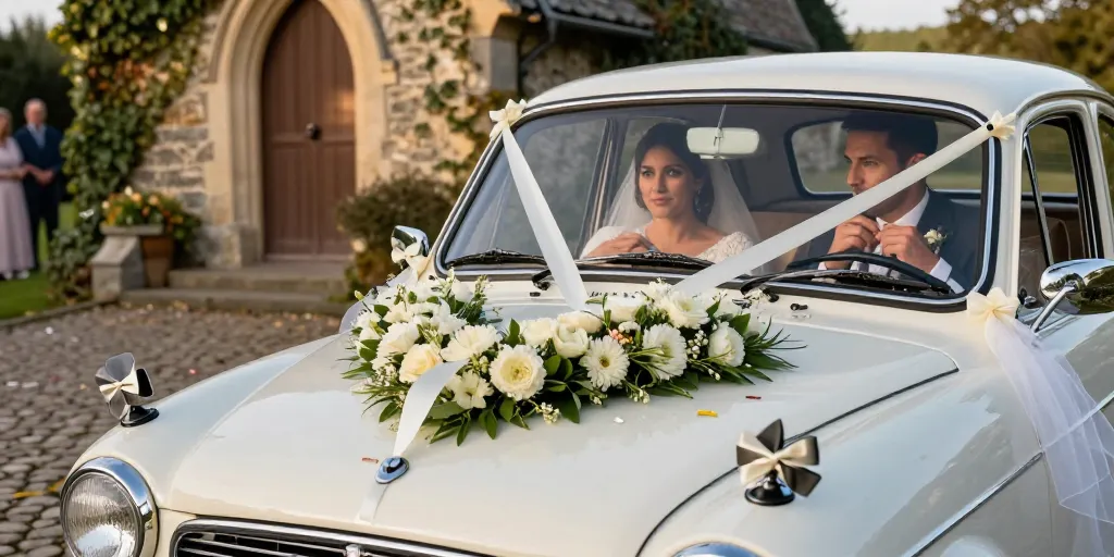 comment decorer une voiture pour mariage