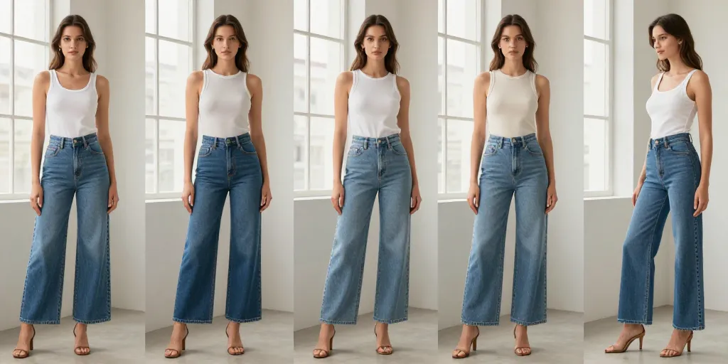comment porter le jean wide leg