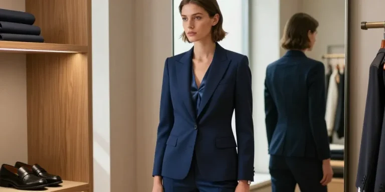 bleu marine vêtement