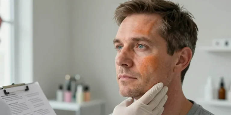 l'homme au teint orange