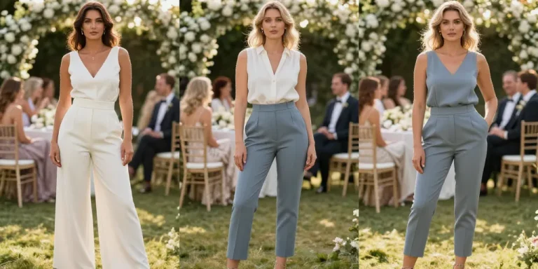 tenue mariage invitée pantalon